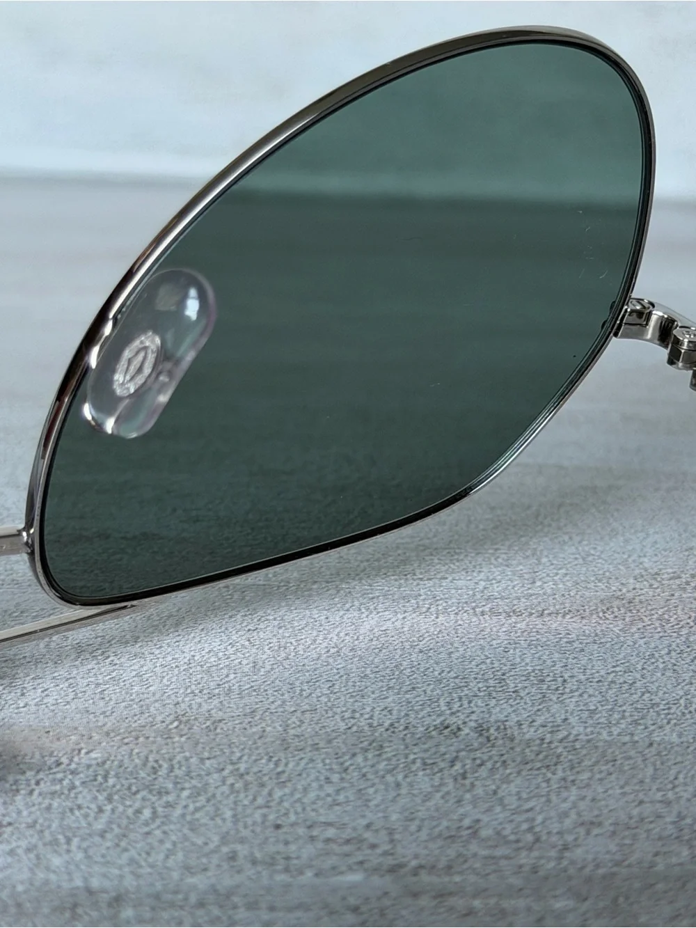 Cartier Première de Cartier CT0110S Aviator Sunglasses Silver $1445 NEW